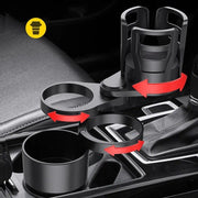 4-in-1 rotatable car cup holder expander, view 5 - MRSLM