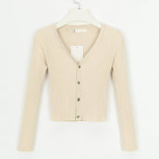 slim fit cardigan sweater for women, view 11 - MRSLM