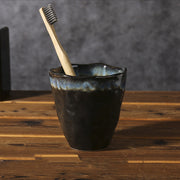 ceramic toothbrush and mouthwash holder, view 7 - MRSLM