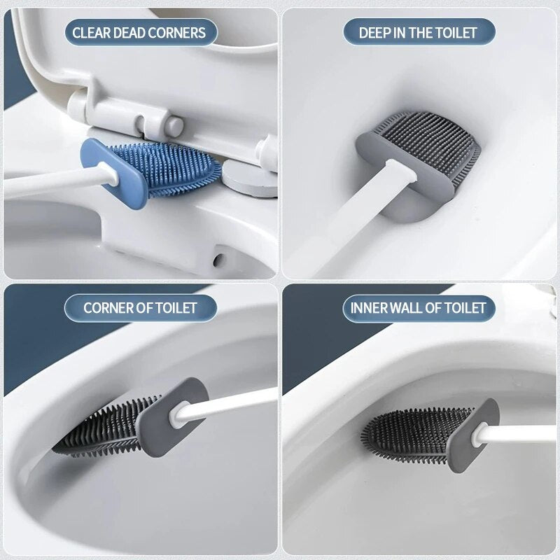 Wandhängender, schnelltrocknender Toilettenbürstenhalter