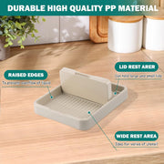 foldable non-slip pot lid and utensil holder, view 8 - MRSLM