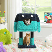 monster cat tree with condos, view 5 - MRSLM