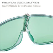 oversized steampunk shield sunglasses, view 12 - MRSLM