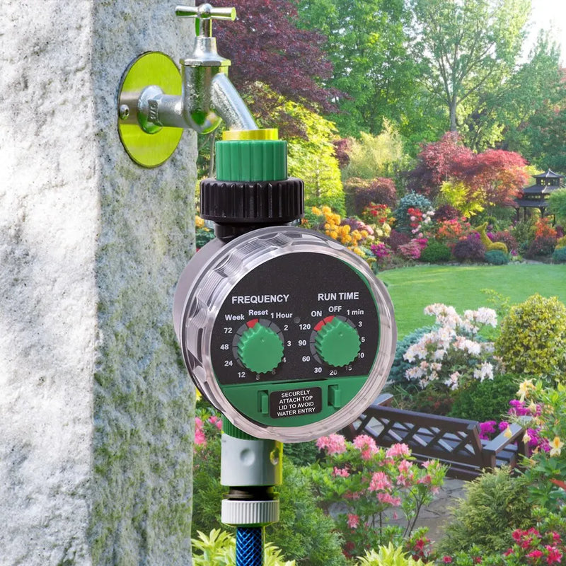 Temporizador automático para rega de jardim com controle digital