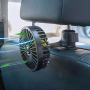 Portable USB car fan cooler, view 2 - MRSLM