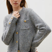 women's short knitted cardigan - MRSLM