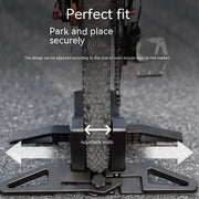 bicycle parking rack portable plug-in display rack, view 2 - MRSLM