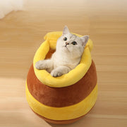 honey pot cat bed, view 4 - MRSLM