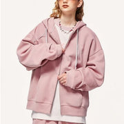 double zip up hoodie jacket - MRSLM