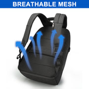 anti-theft laptop backpack with USB port, view 7 - MRSLM