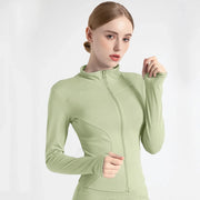 women's quick-dry yoga jacket, view 7 - MRSLM
