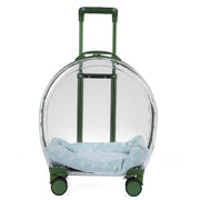 transparent pet trolley backpack, view 3 - MRSLM