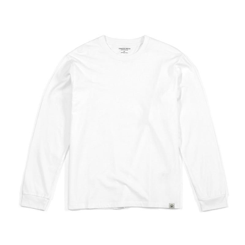 men's long sleeve cotton t-shirt, view 2 - MRSLM