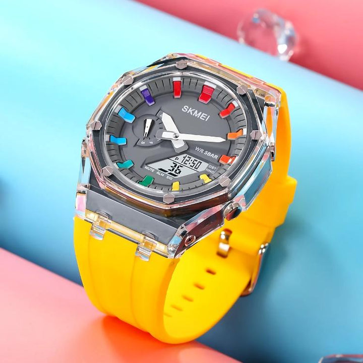 Led Light Electronic Waterproof Men Watch