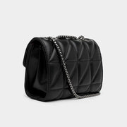 chic PU leather chain shoulder bag, view 8 - MRSLM