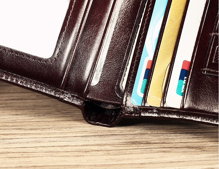 men's leather wallet, view 7 - MRSLM