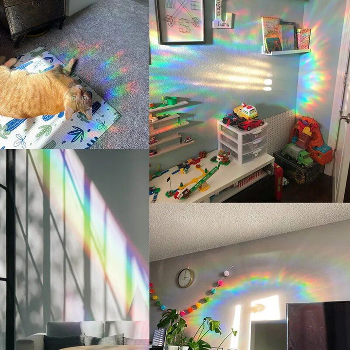 3D Rainbow Window Decals