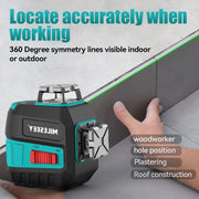 2-line self-leveling laser level with tripod, view 8 - MRSLM