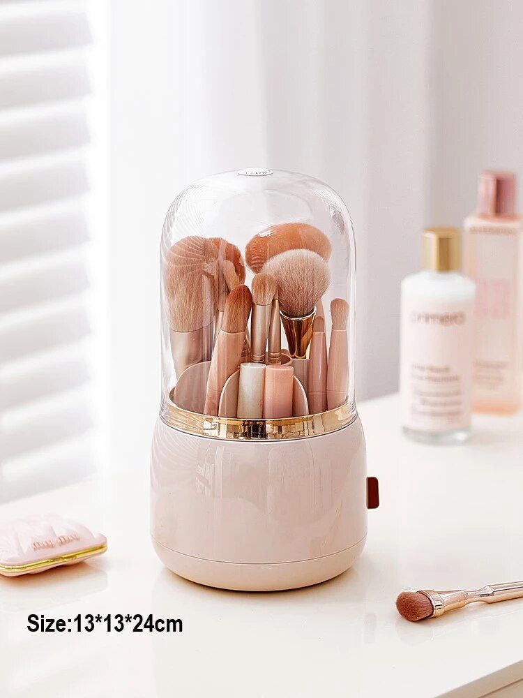 rotating cosmetic brush holder, view 5 - MRSLM