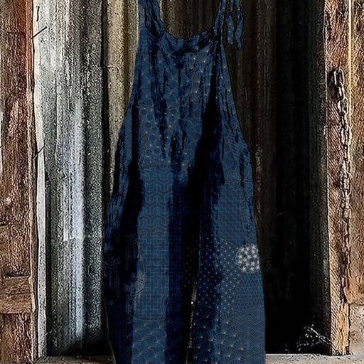 women's print suspender pants - MRSLM