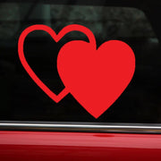 reflective love heart decals, view 6 - MRSLM