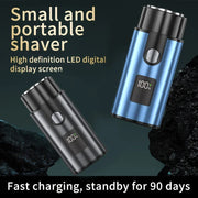 electric mini portable beard razor, view 5 - MRSLM