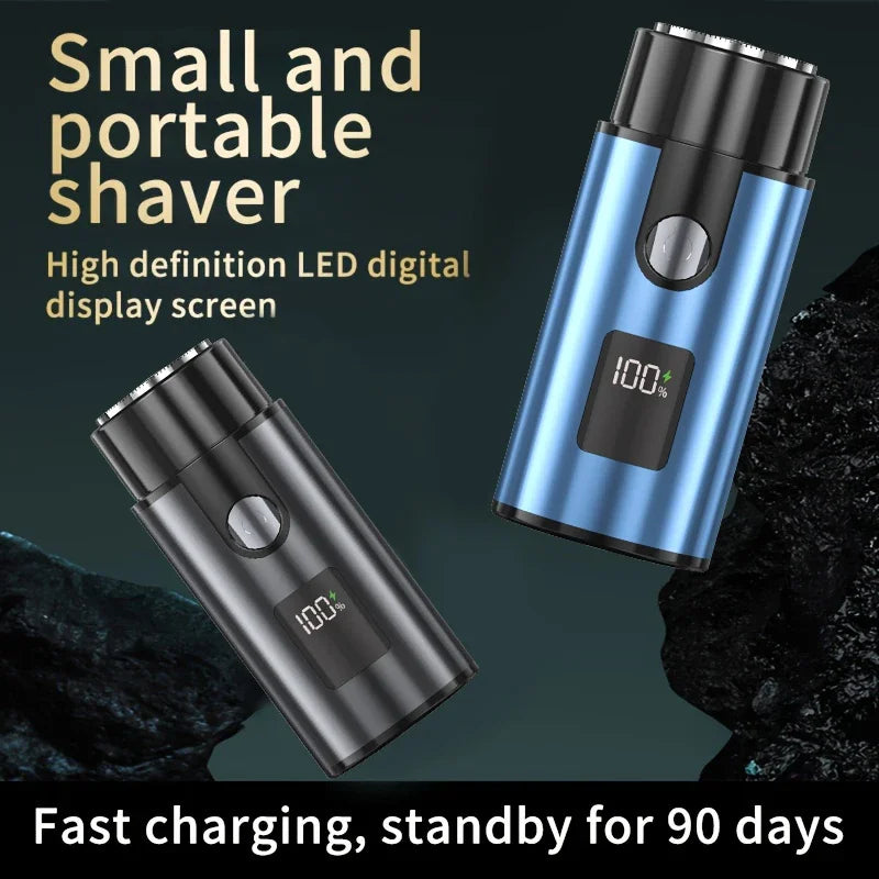 electric mini portable beard razor, view 5 - MRSLM