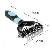 pet deshedding brush, view 7 - MRSLM