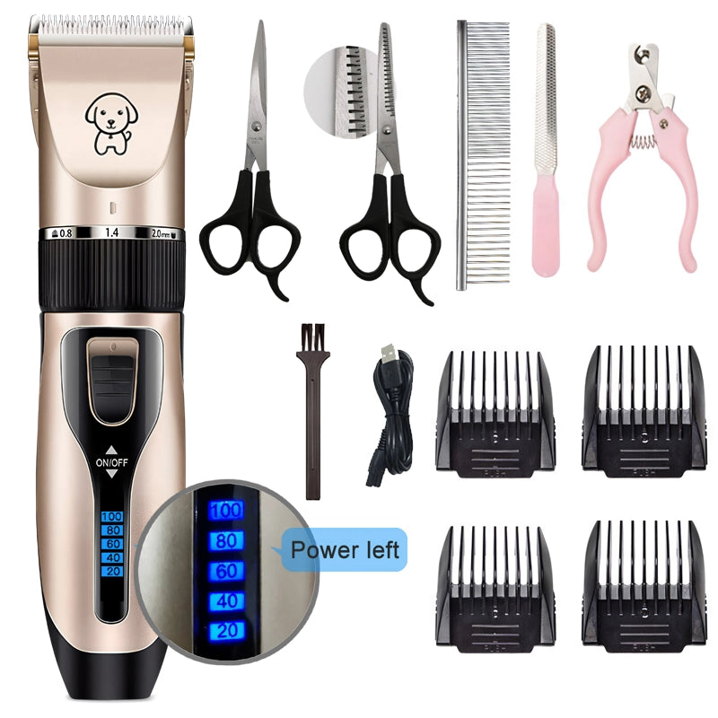 pet hair trimmer kit, view 3 - MRSLM