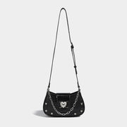 punk chain underarm purse, view 7 - MRSLM