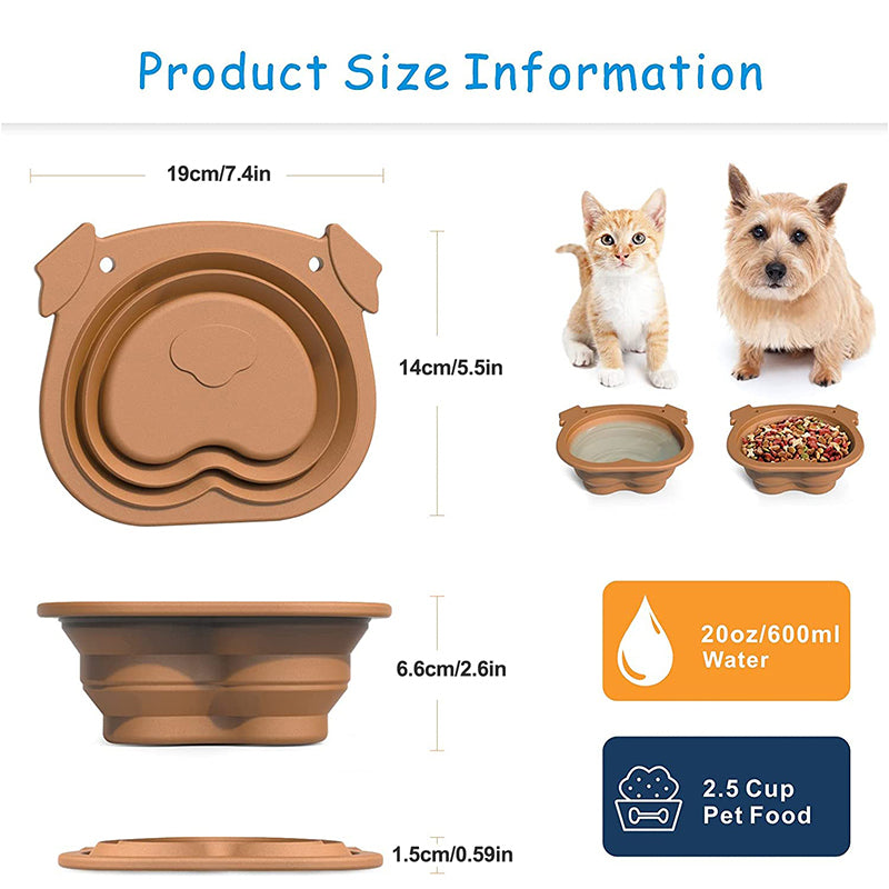 collapsible dog bowl, view 7 - MRSLM