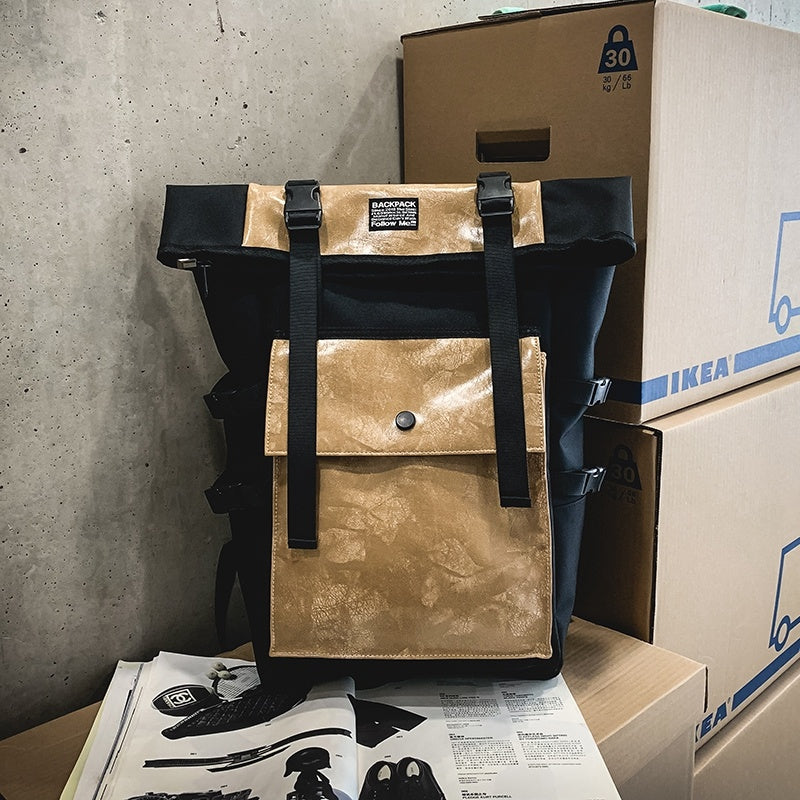 simple retro backpack, view 3 - MRSLM