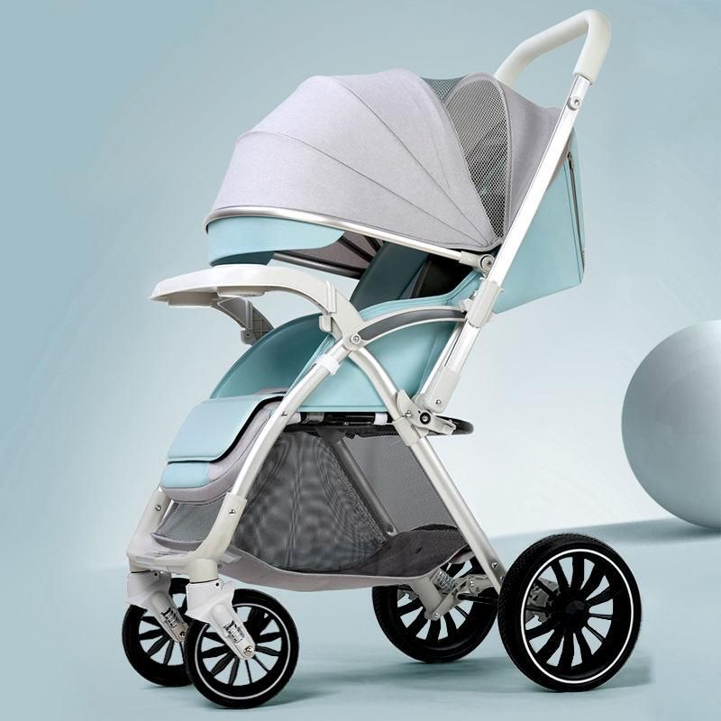 Bi-directional High Landscape Baby Stroller - Lightweight and Foldable
