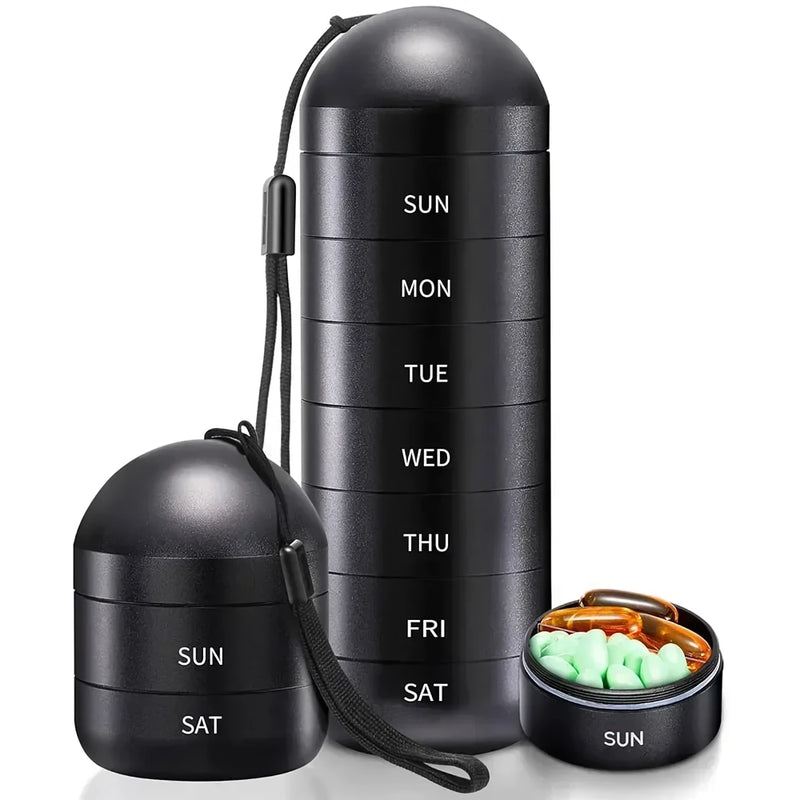 portable metal pill organizer - MRSLM