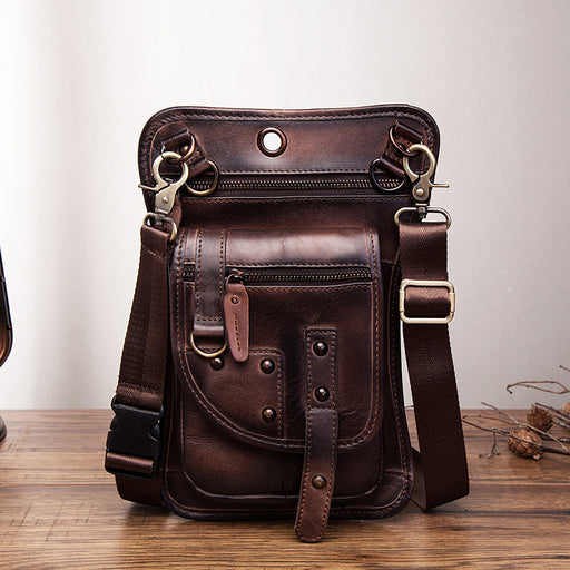 men's leather fanny pack - MRSLM