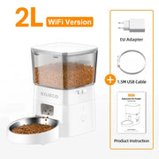 automatic smart dog feeder with wifi, view 5 - MRSLM