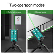 2-line self-leveling laser level with tripod, view 11 - MRSLM