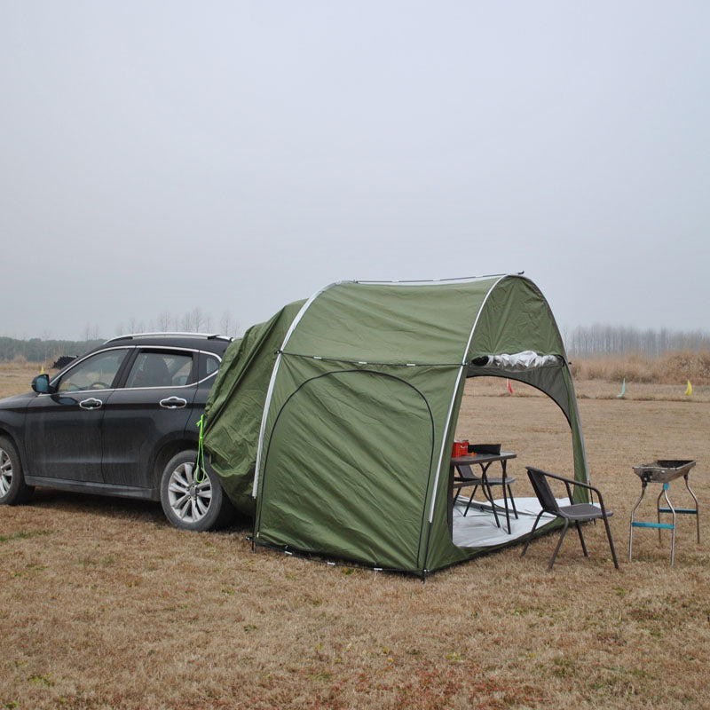 portable waterproof SUV rear tent, view 8 - MRSLM