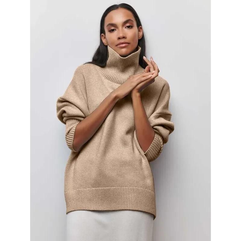 women's turtleneck sweater, view 21 - MRSLM