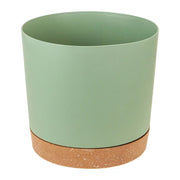 matte plant pots with drainage, view 2 - MRSLM