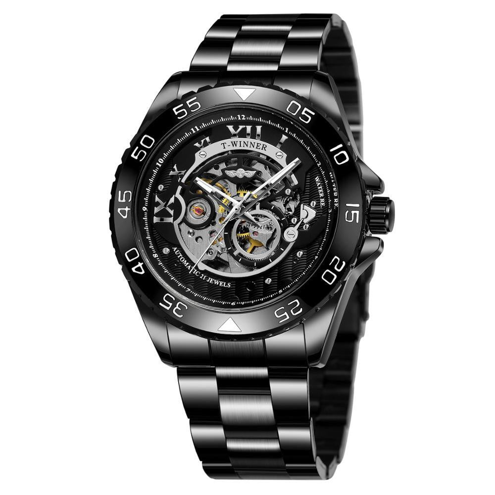 Steel Band Business Men's Automatic Mechanical Watch