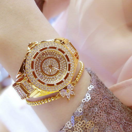 women's casual quartz watch alloy bracelet, view 4 - MRSLM