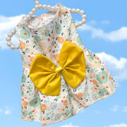 bowknot dog dress, view 4 - MRSLM