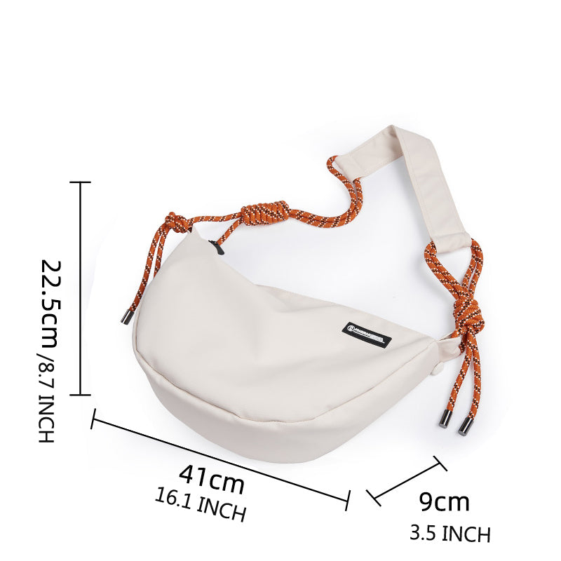 Mochila diagonal multifuncional de grande capacidade