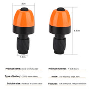 bicycle handlebar end light, view 4 - MRSLM