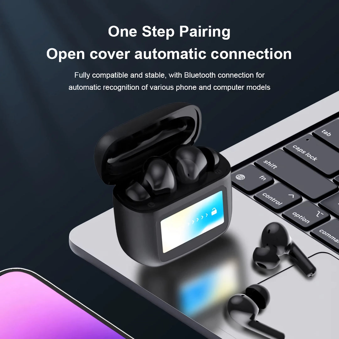 Advanced ANC Wireless Earphones with Touchscreen Control