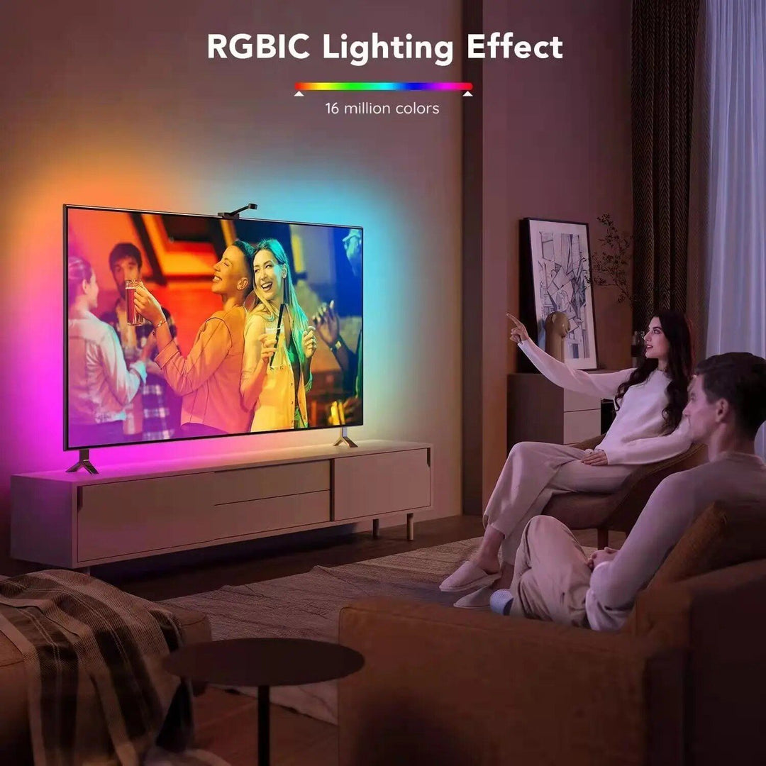 4K HDMI-Compatible Smart LED TV Backlight Strip with Color Sync and App Control