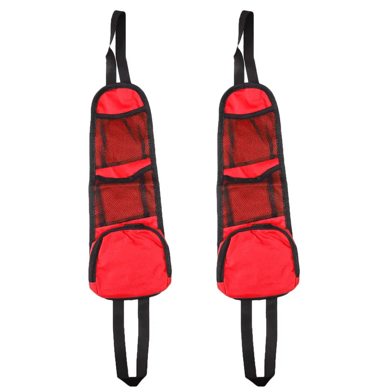 car seat organizer with multi-pocket storage, view 4 - MRSLM