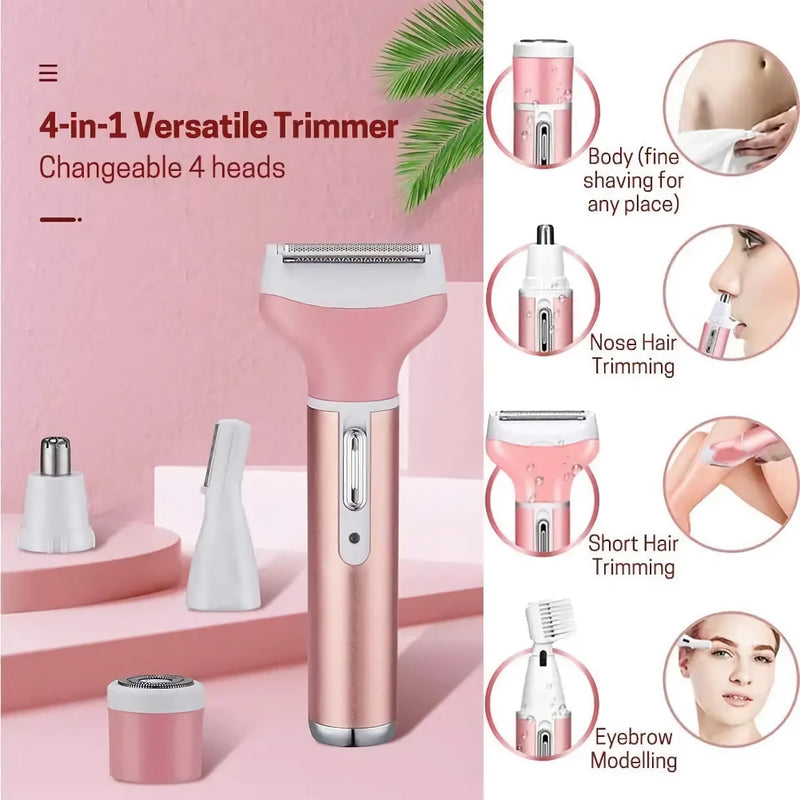 4-in-1 electric lady shaver, view 3 - MRSLM