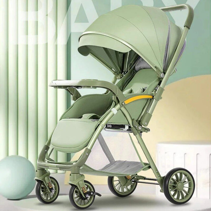 Bi-directional High Landscape Baby Stroller - Lightweight and Foldable